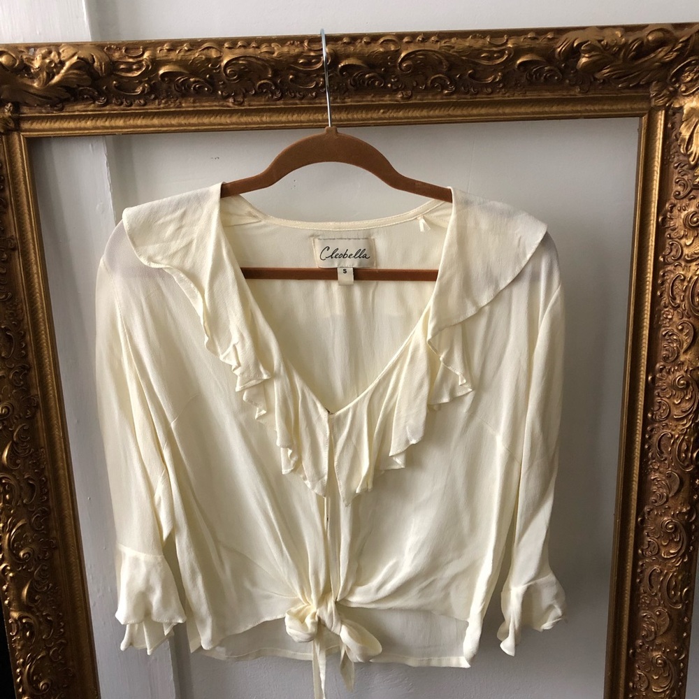Cream blouse